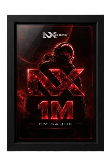 Placa física NxGate de R$ 1M