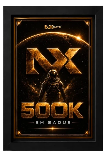 Placa física NxGate de R$ 500K