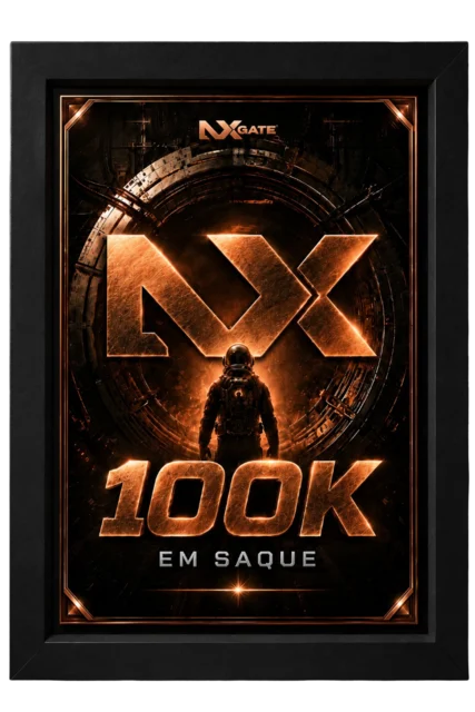 Placa física NxGate de R$ 100K