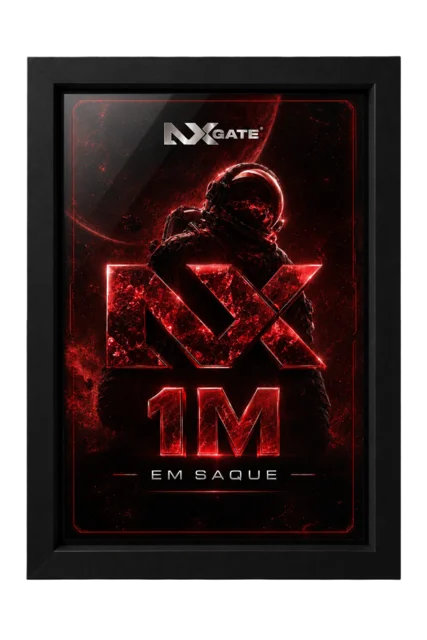 Placa física NxGate de R$ 1M