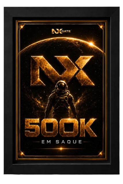 Placa física NxGate de R$ 500K
